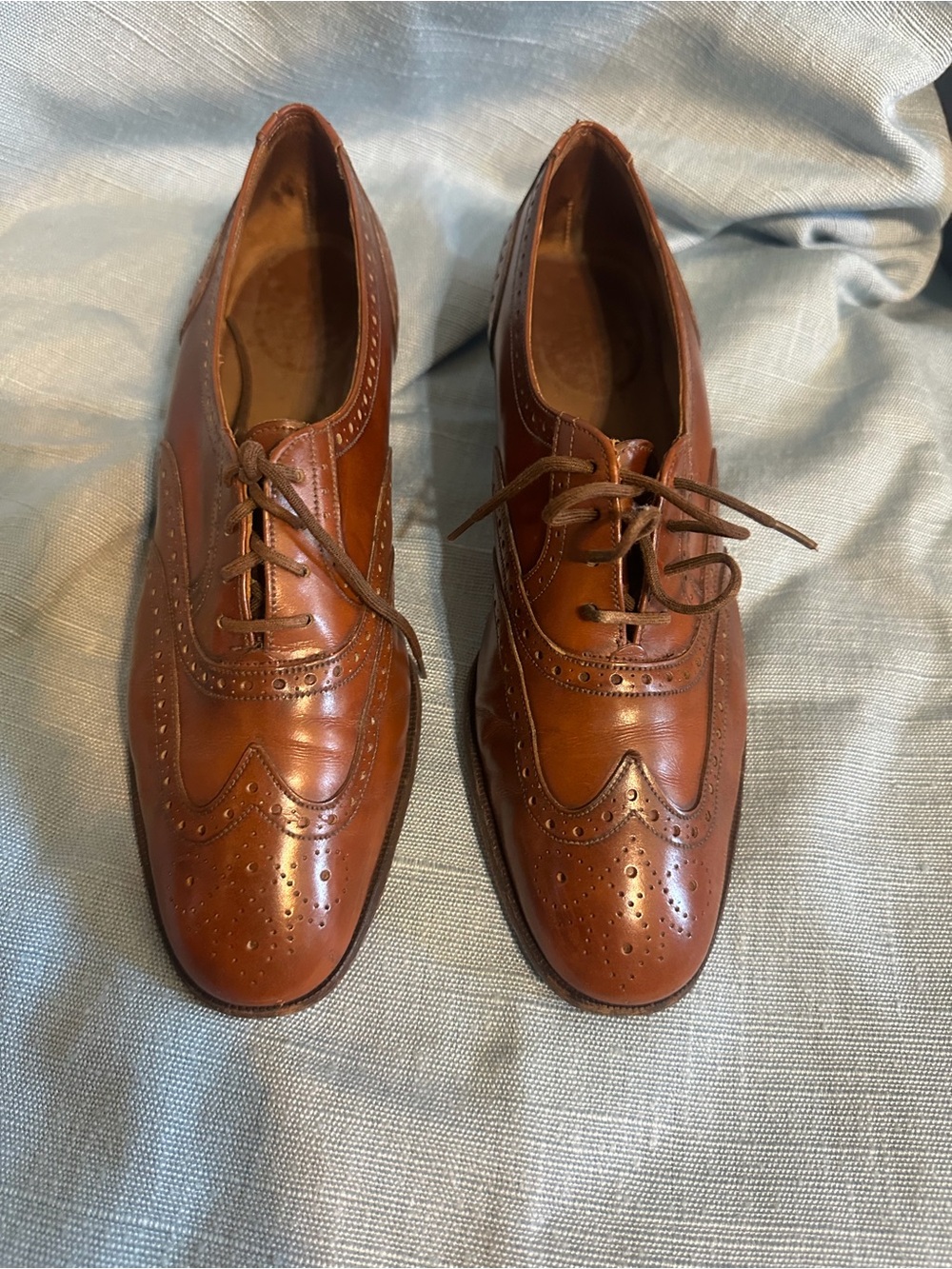 Church's Brown Leather Wingtip Derby Oxfords